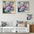 thumbnail image 4 of Designart "Purple Green Beautiful Lilacs IV" Floral Lilacs Wall Decor, 4 of 5