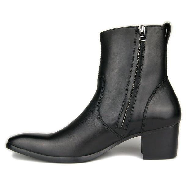 Y&O co.ページ OSSTONE Dress Boots Chelsea Designer Boots for Men Zipper-up