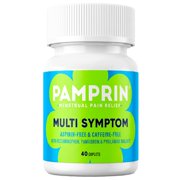 Pamprin Multi-Symptom Caplets 40 Caplets (Pack of 4)