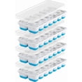 thumbnail image 2 of 4 Packs Silicone Ice Cube Tray 14 Ice Cube Blocks For Whiskey, Cocktails, Drinks, Bpa Free, Lfgb - Green, 2 of 4