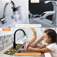 thumbnail image 5 of Kitchen Faucet Mat Coffee Poster Kitchen Sink Splash Guard Faucet Mat,1 PC Splash Guard Behind Faucet Drip Catcher for Kitchen,Sink Mat,Dish Drying Mat,Bathroom Faucet Mat 15.5"X5.5", 5 of 6