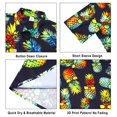thumbnail image 5 of Lollipie Hawaiian Shirt for Men Short Sleeve Button Down Shirts Floral Tropical Holiday Beach Shirts, 5 of 7