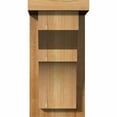 thumbnail image 2 of 6"W x 8"D x 12"H Monterey Rough Sawn Corbel w/Backplate, Western Red Cedar, 2 of 9