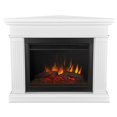 thumbnail image 3 of Real Flame Kennedy Cheminée Électrique d'Angle Grand en Bois 56 Pouces en Blanc, 3 of 8