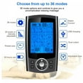 thumbnail image 2 of XIRQI 2026 New 36 Modes Unit Muscle Stimulator for Pain Relief Therapy, Neck Pain, Back Pain, 3-In-1 Massage Machine Electric Pulse Massager, 2 of 7