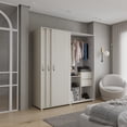 thumbnail image 4 of Armario Puertas Corredizas Berlin 180cm Color Niebla Blanco, 4 of 9