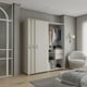 thumbnail image 4 of Armario Puertas Corredizas Berlin 180cm Color Niebla Blanco, 4 of 9