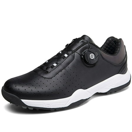 

Earlde Women Men Waterproof Spikeless Golf Shoes with Lace System