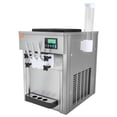 thumbnail image 4 of VEVOR Máquina de helado comercial, rendimiento de 21 QT/H, 1800 W 3 sabores para encimera, máquina de helado de servicio suave, 2 tolvas de 4 L, 2 cilindros de 1,8 L, preenfriamiento de limpieza autom, 4 of 5