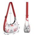 thumbnail image 4 of Shoulder Bag Marine Adorable Crab Sling Crescent Bag for Unisex Women Men Casual Dumpling Bag Casual Handbag Adjustable Strap, 4 of 5