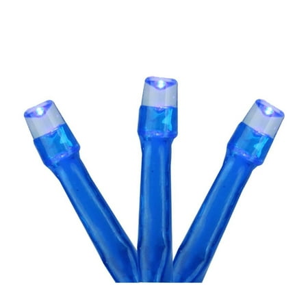 Northlight LED Micro Wide Angle Christmas String Lights - Blue - 6.25 Blue Wire - 20ct