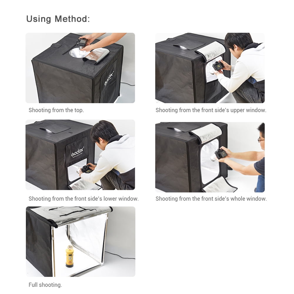 Godox LST60 60*60*60cm LED Mini Photography Studio Shooting Tent