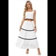 thumbnail image 1 of Conjunto de Playa de Verano de 2 Piezas para Mujer, Informal, Sin Mangas, Camiseta Corta y Falda Larga de Cintura Alta. S, 1 of 9