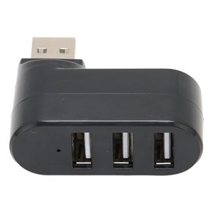 3 Port USB Le centre, Mini USB 2.0 Hub, Plug et Play Mini USB Splitter, pour ordinateur portable, PC, Ordinateur, pour, OS X,