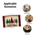 thumbnail image 5 of Jbralid Christmas Plaid Tree Design Placemat Set of 6 for Home Kitchen Table Decor 12x18 inch, 5 of 5
