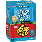 Kellogg's Rice Krispies Treats Original Marshmallow Mini Squares 28 ct 4 Pack