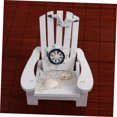 thumbnail image 3 of Minkissy 4Pcs Mini Chair Mediterranean Style Decorative Desktop Adornment Pine Synthetic Material 9.5x9.5x3.3In, 3 of 8