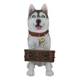thumbnail image 2 of Ebros Lifelike Pet Pal Siberian Husky Sled Dog Statue 13"H W/ Jingle Collar Sign, 2 of 8