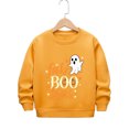 thumbnail image 3 of Kiijoy Halloween Boys Sweatshirt Cute Crewneck Pullover Top, Yellow, Sizes 3-4T, 3 of 3