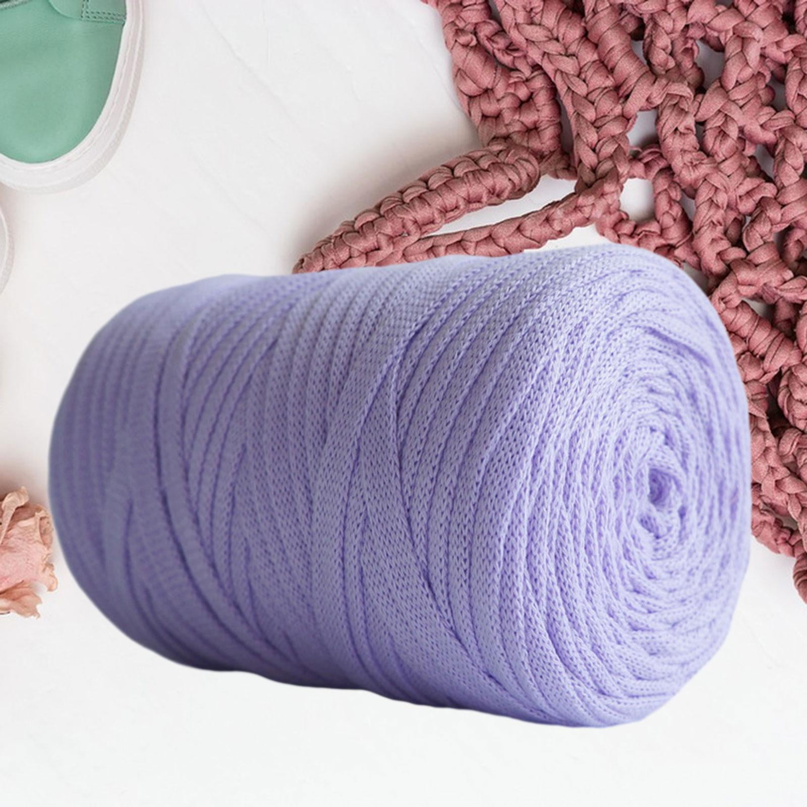 Knitting Yarn Spaghetti Yarn Blanket Cushion, Crocheting Chunky Yarn, Fabric Cloth Yarn for Rugs Bags, Cushion Throw Blanket