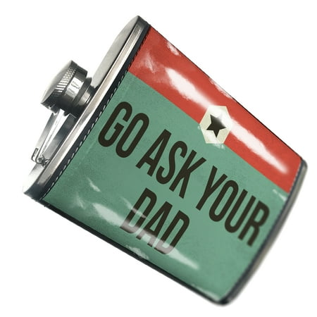 

NEONBLOND Flask Go Ask Your Dad Father s Day Retro Star