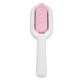 thumbnail image 1 of Puppy Hair Cleaning Grooming Comb, Rounded Teeth Multi Functional Double Row Massage Wet Wipes Pet Dog Knots Remover  For Cats Green,Pink, 1 of 8