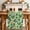 Green Gold, variant on St. Patrick's Day Table Runner - 70 Inch Long Spring Shamrocks Green Love Heart Hats Cotton and Linen Blended Dress Scarves Farmhouse Table Runner for Kitchen Dining, Coffee Table, 13" x 70"