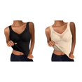 thumbnail image 1 of (2-Pack) Rinsvye Thermal Tank Tops Thermal Tops for Men Cold Weather Lined Base Layer Cold Thermal Top for Women Winter Weather Winter Thermal Shirts Long Thermal Undershirts, 1 of 5