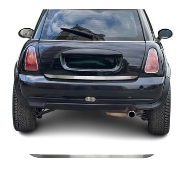 OMAC Rear Trunk Molding Trim for Mini Cooper R56 2006-2013 Stainless Steel Silver 1Pc