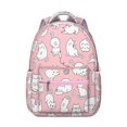 thumbnail image 1 of Minimalist Cat Design Student School Backpack with Geometric Cat Pattern Artistic Abstract Cat Print Design Book Bag, 1 of 3