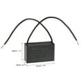 thumbnail image 3 of Capacitor de ventilador de techo CBB61 de 7uF 250V AC de 2 cables Uxcell, paquete de 1, 3 of 6