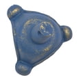 thumbnail image 4 of Decorative Moon & Stars Sundial - Blue & Gold Cast Iron - 16.75" Tall, 4 of 10