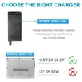 thumbnail image 5 of 19.5V 3A AC Adapter Laptop Charger Compatible with Sony VAIO PCGA-AC19V1 PCGA-AC19V2 VGP-AC19V10 VGP-AC19V25 VGP-AC19V26 VGP-AC19V27 VGP-AC19V43 VGP-AC19V48, 5 of 10