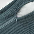 thumbnail image 3 of REGALWOVEN Striped Decorative Throw Pillow Covers Pack of 2 Soft Cushion Pillow Cases for Sofa Home Decor Dark Blue 20 x 20 Inch, 3 of 6