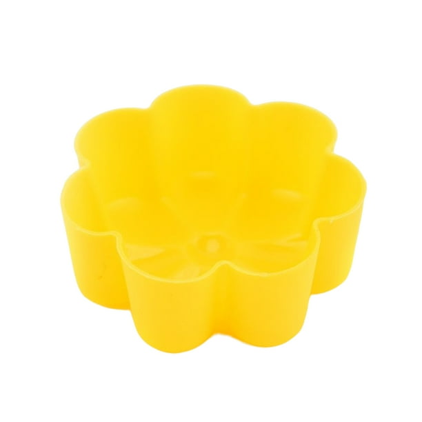 Bearachild Molde de pastel cocina hogar molde de silicona para hornear pudín postre Muffin taza lavable DIY artesanía gelatina comida para hornear Herramientas y accesorios para hornear Amarillo Bearachild HA074922-04