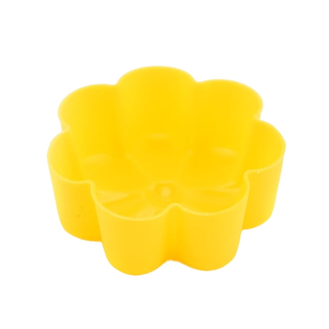 Advancent Molde de pastel cocina hogar molde de silicona para hornear pudín postre Muffin taza lavable DIY artesanía gelatina comida para hornear Herramientas y accesorios para hornear Amarillo Advancent HA074922-04