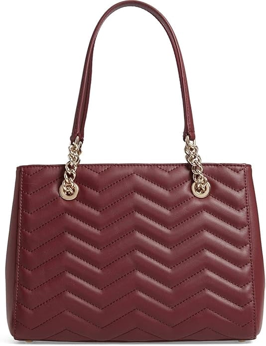 kate spade new york Reese Park Small Courtnee Smooth Leather Bag, Cherrywood