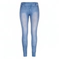 thumbnail image 3 of Zysthvn Casual Women Jeans Low Rise Skinny Trousers for Women Solid Slim Fit Stretch Pants, 3 of 6