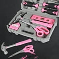 thumbnail image 2 of EASTIN Ensemble d'Outils Ménagers Trousse d'Outils de Réparation pour la Maison Rose Ensemble d'Outils pour Femmes avec Étui Acier Rose 3,19 Lb 37 Pcs, 2 of 10