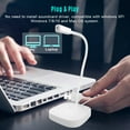 thumbnail image 3 of Dcenta Conference USB Microphone, USB Computer Microphone with Mute Button Plug and Play Mic G22, White, 3 of 11