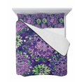 thumbnail image 7 of Purple Green Flowers Twin Size Down Alternative Comforter, Lightweight Comforter Quilt Bedding Set with Pillow Shams Watercolor Vintage Botanical All Seasons Bed Comforter Duvet Insert 68"x86", 7 of 7
