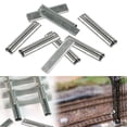 thumbnail image 6 of QSTDGVPW 10 Pieces Model Train Rail Joiners Sturdy Rail Setup Accessories Metal Simple to N Scale, 6 of 9