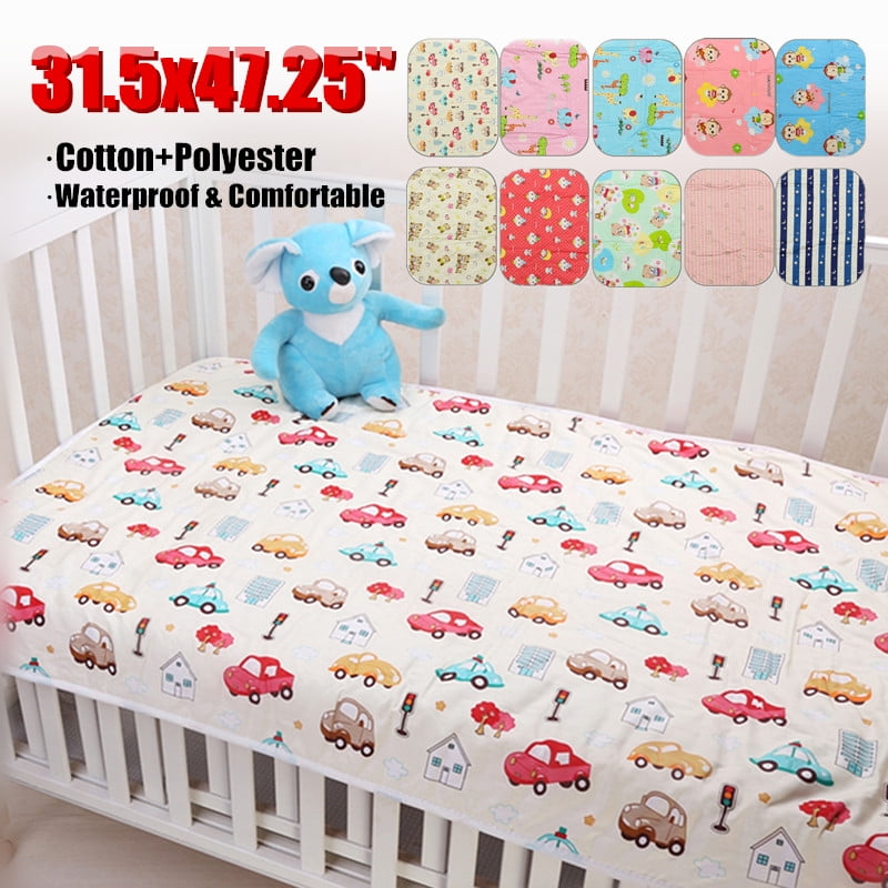 Infant Baby Double-Layer Urine Mat Cotton Diaper Nappy Kid Bedding Changing Pad