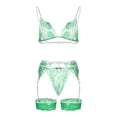 thumbnail image 4 of Gibobby Ropa sexy de mujer para sexo Bragas de satén para mujer, sexy, con costuras de cinta, sin espalda, lencería erótica(Verde, CH), 4 of 5