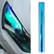 thumbnail image 1 of M Buder Película Adhesiva para Faros de Coche, Pegatina de Vinilo Brillante y Colorida para Automóviles, Motocicletas, Envoltura Impermeable de Modificación, 30 x 120 cm / 11.8 x 47.2 inches, Azul, 1 of 9