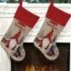 thumbnail image 4 of Juego de 2 Medias Navideñas Nuevas, Personalizadas con Diseño de Papá Noel y Gnomos (45 Cm), Suaves, Clásicas y Rojas, para Colgar En La Chimenea, para Las Fiestas Navideñas Familiares., 4 of 7