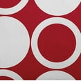 thumbnail image 2 of Simply Daisy, 14" x 20" ModCircles Red Abstract Decorative Outdoor Pillow, 2 of 3
