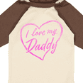 thumbnail image 4 of Inktastic I Love My Daddy in Pink Chalk Heart Boys or Girls Long Sleeve Baby Bodysuit, 4 of 5
