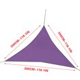 thumbnail image 2 of Kabnic Triangle Sun Shade Sail Canopy - UV Block Sunshade for Outdoor Patio, Garden & Backyard, Durable & Weather Resistant, 2 of 6