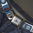 thumbnail image 2 of Star Wars Belt, Seatbelt Buckle Belt, Star Wars R2D2 Bounding Parts White Black Blue Gray Red, 32 to 52 Inches, 2 of 7